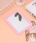 Pink Magnetic Locker Mirror 5 By 7 Inches Real Glass With Strong Magnetic Backing perfect for various spaces on desk