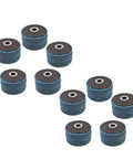 Stacks of 100 Pack Zirconia Flap Discs 4-1/2 By 7/8 Inch, 40 Grits Premium Grinding Sanding Discs for Metal and Steel