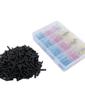 800 Pc Solder Seal Wire Connectors Kit With Heat Shrink Butt Terminals For Auto Marine Use Color Coded Electrical Crimping Set Plus 470 Tubes To Keep Your Wiring Clean And Super Secure Every Single Time You Need A Solid Connection. black heat shrink tubes and connector box