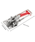Adjustable Metal Toggle Latch Clamp With Strong Grip For Sliding Doors And Storage Boxes Heavy Duty Cabinet Lock For Woodworking