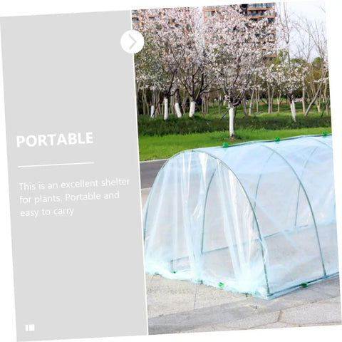 Clear Plastic Mini Greenhouse Cover For Raised Beds With Freeze Protection And Rain Shield, Transparent Plant Shelter For Healthy Growth, Grower Friendly Weatherproof Easy Install Bracket For Garden Beds