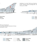 Tu-22M2 Backfire-B 1:72 Scale Military Plastic Model Kit For Assembly, Detailed Russian Bomber, decal variations shown