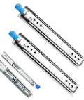 Heavy Duty 50 Inch Drawer Slide Rails Set With Full Extension Ball Bearing Runners 2 Pack 3 Fold Drawer Glides visible
