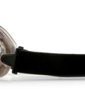 Side view of Low Profile Chemical Splash Goggles With Clear Anti Fog Lens Adjustable Elastic Strap Modern Sport Design