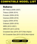 Compatible model list for Subaru Engine Air Filter Replacement for 2005-2019 models including Outback, Forester, Crosstrek, Legacy, Impreza.