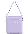 Lilac Breeze 11 Qt Tag-Along Cooler With Strapped Crossbody Carry, Leakproof Lid Locks, Interior Gasket Seal, MaxCold Insulation