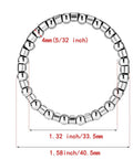 Set Of Four 40mm Ball Bearing Cage With Twenty Balls And 32mm Inner Diameter For Bicycle Headset Front Fork Frame Accessories