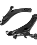 Check Out This Solid Frenzybro 4pcs Front Control Arms Kit with Ball Joints for Subaru Forester Years 2009 Through 2013 To Fix Your Alignment And Get Rid Of Bad Noises, black steel arms