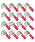 Heat Shrink Piggyback Spade Connectors Quick Disconnect Crimp Terminals Waterproof Electrical Kit For 22 To 10 AWG Splitting Wire Without Cutting, 16 red connectors