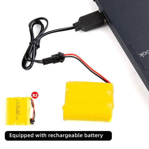 Rechargeable battery for Remote Control 1/24 Scale Ford Mustang Shelby GT500 RC Car, Dope 15 KMH Speed, Turbo Off Road Style.