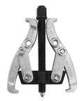 Professional Workhorse Two Jaw Adjustable Gear Puller And Bearing Removal Tool forged from tough carbon steel, showcasing dual prongs.