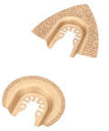 6 Pack Oscillating Saw Blades Set Carbide Multitool Blades For Ceramic Tile Grout Concrete Masonry Oscillating Tool Accessories