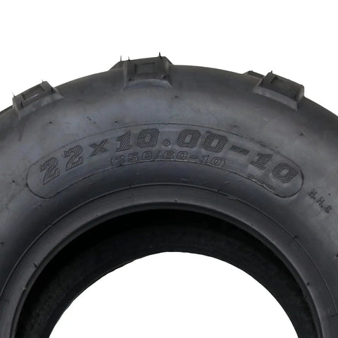 Heavy Duty Tubeless Tractor Tires Two Pack For Lawn Mowers ATVs And UTVs With 4PR Reinforced Construction And Serious Mud Sand Trail Grip