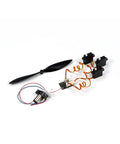 Slick Plug And Play Micro Airplane Power Kit Featuring 7X16Mm Brushed Motor 100Mm Propeller Mini Receiver And Servo For Indoor RC Models No Brainer Smooth Flight Action.