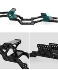 Carbon Fiber RC Chassis Frame For Axial SCX24 1/24 Scale LCG Low Center Of Gravity Upgrade Kit featuring detailed girder design