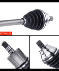 Top Notch Front Left Driver Side CV Axle Shaft Assembly For Volkswagen Golf And CC FWD Automatic Transmission close-up detail