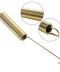 Extension Spring 165X119MA Replacement For Lawn Mower Parts Heavy Duty Metal Coil Spring, close-up of metal loops and coils