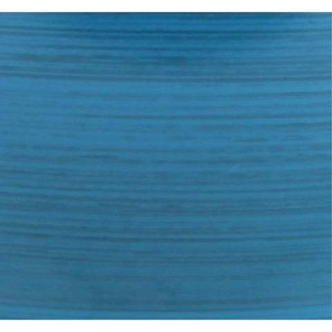Close-up of dark blue horizontal brush lines on Dope Glazed Brushed Plastic Planter Set For Indoor And Outdoor Use Large 15 Inch