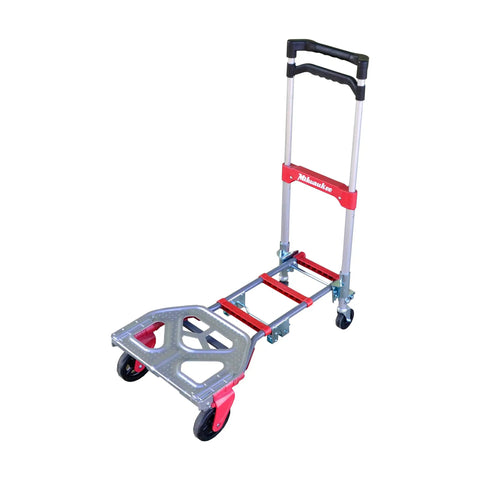 Fold Up Convertible Hand Truck With A 4 Piece Frame For Compact Storage And Easy Transport, 150 Pound Vertical Capacity