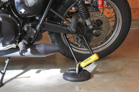 Sixteen Millimeter Shackle U Lock For Bikes And E Bikes Heavy Duty Anti Theft Security Lock with motorcycle wheel