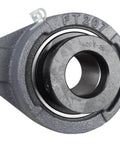 1-1/4 Inch Two Bolt Flange Bearing With Lock Collar Cam Lock Eccentric, Cast Iron Housing, front view