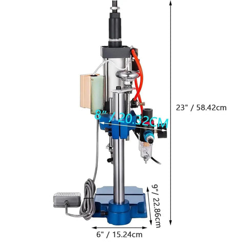 Heavy Duty 200kg Pneumatic Punch Press Machine Smooth Microcomputer Control System High Precision Bending Riveting And Double Button Metal Forming Built Tough For Your Daily Shop Grind