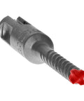 Close-up of Tough As Nails Rebar Demon SDS Plus Four Cutter Full Carbide Head Hammer Drill Bit For Concrete And Reinforced Materials