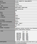 Technical specifications sheet for 4K 12MP IMX577 CMOS Camera Module With USB 3.0 FPC, showing resolution, lens, and interface details.