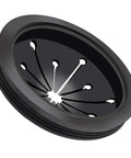 Close-up of rubber splash guard from Four Pack Garbage Disposal Splash Guards And Stopper Set For Three And One Eighth Inch Drains