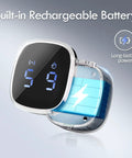 Cordless Heating Pad With Massager For Lower Back Pain Relief built-in rechargeable battery with digital display