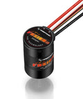 Quicrun Fusion Se 1800KV Brushless ESC for RC Cars and Boats, ultra compact 58mm design, shown with wires and FOC technology label