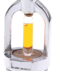 Close-up of Quick Response Thermal Bulb from Four Pack Built Tough Automatic Fire Sprinkler Heads with Copper Threads.