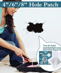 All In One Wall Repair Patch Kit With Self Adhesive Aluminum Mesh For Holes In Walls And Ceilings Includes Four Inch Six Inch And Eight Inch Patches Two Of Each DIY Ready Safe Mend Drywall Patch Plasterboard Repair Filler Quick Sand Ready Finish woman repairing wall