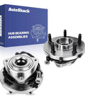Front Wheel Hub Bearing Assemblies With ABS Left And Right Replacement For 2005 To 2010 Jeep Grand Cherokee And 2006