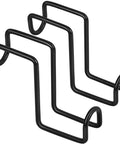 Two Pack 4 Inch Heavy Duty Tack Hooks Over Rail Bridle Rack, Metal Horse Halter Hangers For Stall Accessories, Black finish