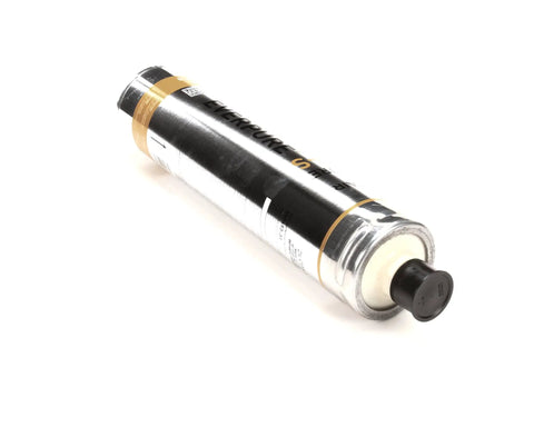 EV969331 Replacement Water Filter Cartridge For 66R B System, black and metallic cylinder, angled view