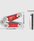 Lockdown Magnetic Welding Jig With Slip Proof Zero Play Adjustment From 20 To 200 Degrees Angle Positioner and Handy Hex Wrench.