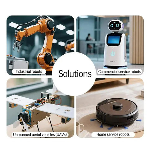 360 Degree Omnidirectional LiDAR Scanner With 12M Range And 5000Hz Sampling Rate For ROS Raspberry Pi Arduino Bots DToF TOF Laser Distance Sensor Module Kit For SLAM Mapping And Navigation used in various robotics solutions including industrial and service robots, UAVs, and home robots.
