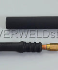 WP 17 Style TIG Welding Torch Head with Flexible Air Cooled Build 150 Amp SR 17F Compatible, close-up view