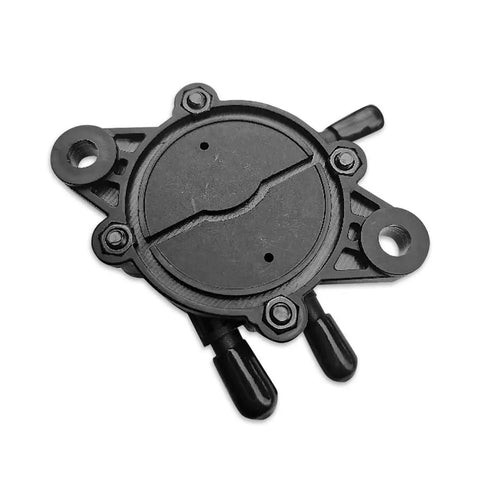 Top Shelf Gas Vacuum Fuel Pump With Filter And Supply Hose Fits CH17 CH25 CH730 CH740 25Hp To 75Hp Engines, black plastic part close-up.