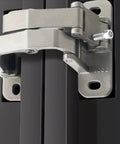Straight Up Heavy Duty Conceal Hinge For Stone Doors And Fire Cabinets No Hassle Adjust Precision Cast Invisible Hinge installation on door frame.