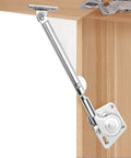 Toy Box Lid Stay With 100 Degree Open And Soft Close, Tool Free Easy Install on toy chest lid showing hinge mechanism