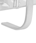 3 Tier Corner Shower Shelf Wall Mounted Bathroom Organizer With Hollow Carved Drainage Design Space Efficient Aluminum Rack And Hardware Kit For Shower Toilet Kitchen Storage No Fuss close-up aluminum corner bracket