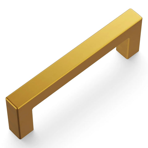 Solid Core Stainless Steel Cabinet Pulls 5-1/16 Inch Center, Heavy Duty Kitchen Drawer Handles, Skylight Collection Pack Of 10