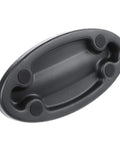 Front Wheel Riser For Indoor Bike Trainers, Heavy Duty Leveling Block With Rubber Padded Base, Stable Plastic Stabilizer underside view