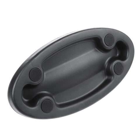 Front Wheel Riser For Indoor Bike Trainers, Heavy Duty Leveling Block With Rubber Padded Base, Stable Plastic Stabilizer underside view