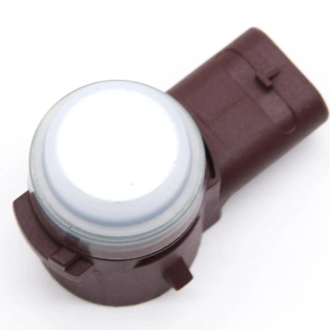 Bumper Parking Ultrasonic PDC Sensor Plug And Play Compatible With Tesla Model 3 And Model Y 2017 2023 OEM 1127502-11-D 112750211D 1127502-11 Front Or Rear Sensor, brown and white