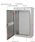 Rugged Outdoor Stainless Steel Junction Box With Lock Built Tough To Last Weatherproof Electrical Enclosure For Power Distribution Waterproof Junction Cabinet For Street Lighting And Outdoor Equipment open floor cabinet with vents and mounting holes