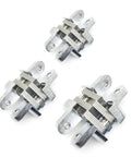 Stainless Steel Hidden Door Hinge Set, 2 Pieces, 180 Degree Concealed Folding Hinge for Cabinets, Gates, Cupboards, and Home Hardware
