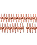 60 Pc copper electrodes for PT-31 and LG40 torches, essential for plasma cutter maintenance, durable and high-performance.